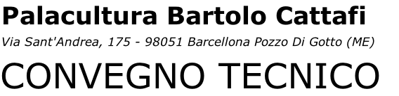 CONVEGNO TECNICO

